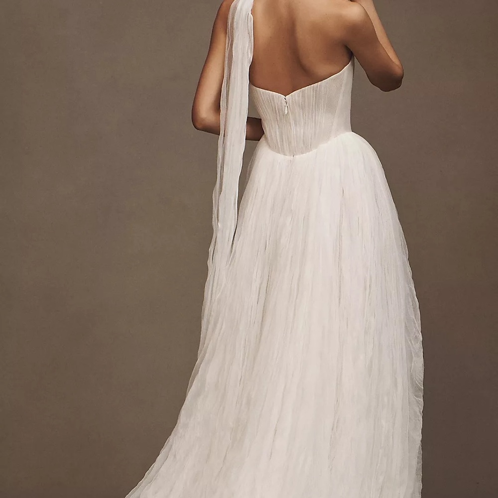 Watters Reko Strapless Corset Wedding Gown  - Anthropolgie 8 - Picture 3 of 9